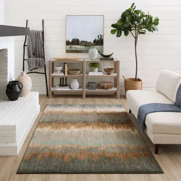 Euphoria 90261 880 Cashel Abyss Blue Rug