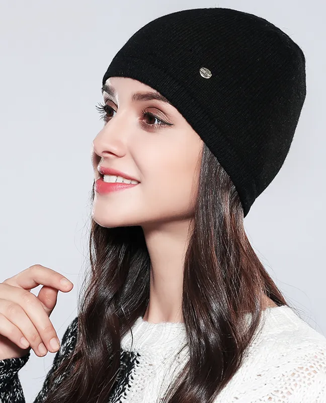 Natural knitted Winter Bonnet