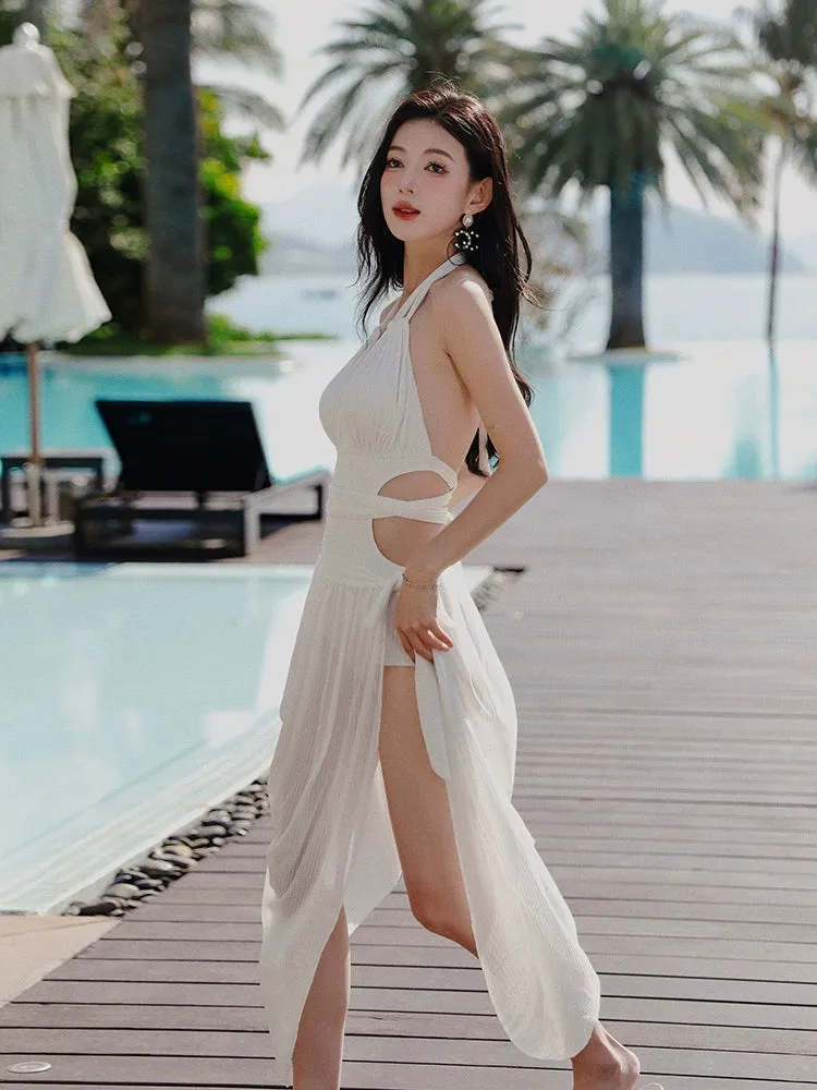 Swimsuit for Women 2024 New Arrival Best Selling Sexy Siamese Hot Spring Slim Fit Slimming Pure Desire Style Swimsuit for Women Fancy